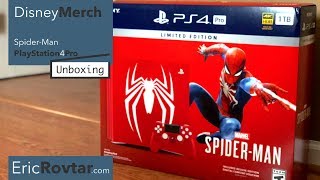 Unboxing: Limited Edition Spider-Man PS4 Pro - Disney Merch - EricRovtar.com