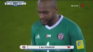 Goleiro do Jazira abu Dhabi-fecha o gol contra o real Madrid no mundial de clubes-melhores momentos