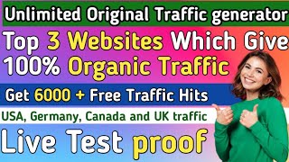 Free Website Traffic 2023 | Get top 3 free traffic website | Website Traffic From Google |MS Teach