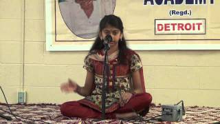 Enna Thavam Seithanai by Shankari Ravithas at Sivan Fine Arts Academy Detroit, Michigan, USA.