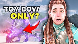 I Tried Beating A Slaughterspine With ONLY The Toy Bow | Horizon Forbidden West