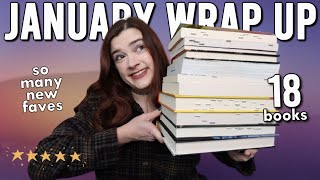 I read 18 books in January and had so many five star new favorites!! [January Wrap Up]