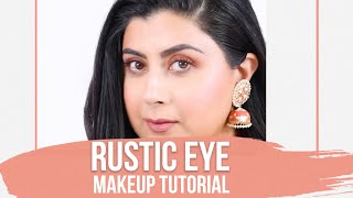 SIMPLE RUSTIC EYE MAKEUP TUTORIAL IN URDU | FAIYZA BEG