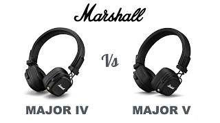 Marshall Major IV vs Major V Bluetooth Wireless Headphones | Compare | Specifications | Features