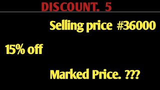 Discount| How to calculate Discount Step by step