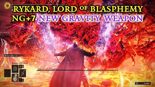 Elden Ring NG+7 Boss Fight 03 - Rykard, Lord of Blasphemy ( New Starscourge Greatsword )