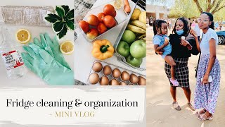 FRIDGE CLEANING AND ORGANIZATION + MINI VLOG 2021| NAMIBIAN YOUTUBER