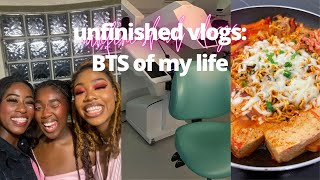 unfinished vlogs *galentines | cook w me etc*