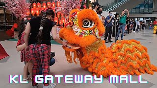 KL GATEWAY MALL 2022 | CNY Deco | Lion Dance Performance | Pantai Dalam| Vlog 1