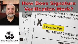 How Do Computers Verify Human Signatures?