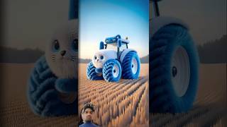 💙Evolution of Kitten: Cute Tractor Cat 😍 #tractor #tractorvideo #kitty #catshorts #tractors