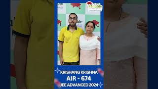 Reaching New Heights: Krishang Krishna AIR- 674 Shares His Success Story with Reliable Institute