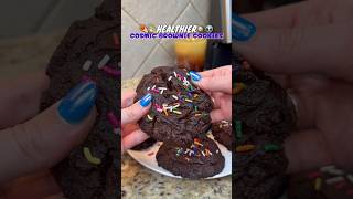 Healthier cosmic brownie cookie recipe! 💫👽 Low carb and low sugar #cosmicbrownies #healthycookies