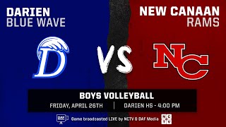 Boys Volleyball - New Canaan Rams vs Darien Blue Wave - 4/26/24