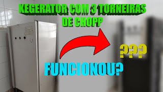 TRANSFORMEI UMA GELADEIRA VELHA EM UMA CERVEJEIRA COM 3 TORNEIRAS DE CHOPP. SERÁ QUE DEU BOA?