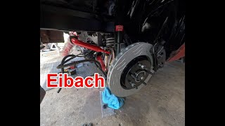 Installing the new Eibach sway bar from LMR on my foxbody mustang