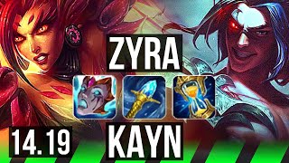 ZYRA vs KAYN (JGL) | 48k DMG, Comeback, 10/5/21 | EUW Diamond | 14.19