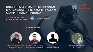 Konferensi Pers: Putusan Anti-SLAPP Pertama