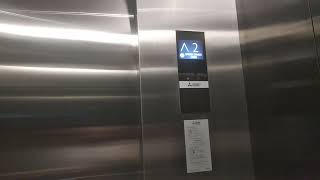 6 Mitsubishi elevators at One Bangkok Tower 3 Bangkok Thailand (car park & Parade)