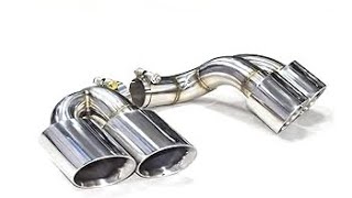 Bmw x6 how to install REAR double  exhaust tip