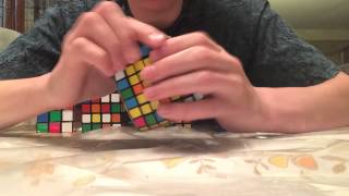 7x7x7 Rubik's Cube Time Lapse Solve