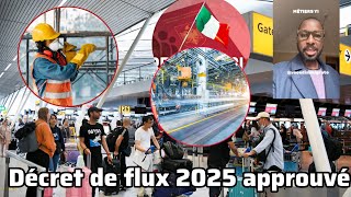 Visa italie 🇮🇹 Décret Flussi 2025 préinscription en wolof