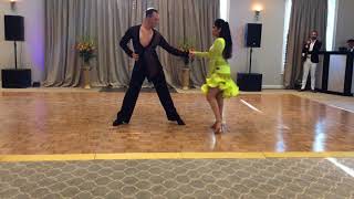 Katherine Mirhashemi dancing with Mr Nikolay