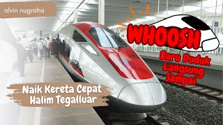 Naik Kereta Whoosh Baru Duduk Langsung Sampai 😱 Part 1