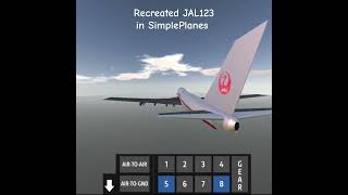 Recreated JAL123 in SimplePlanes