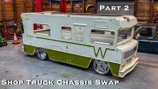 Tonka Winnebago RC Conversion, Part 2, Suspension Setup on the RCeveryday.com Shop Truck Frame