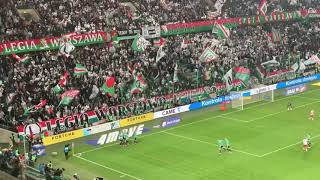 Legia Warszawa - ŁKS Łódź. Radość po golu na 3-1 Jose Kante