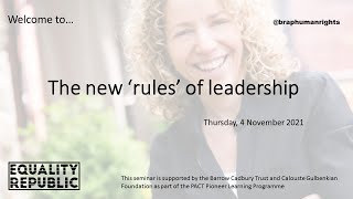 The new 'rules' of leadership (04/11/21)