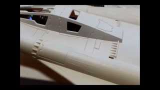 Monogram Buck Rogers Starfighter Model Build #2