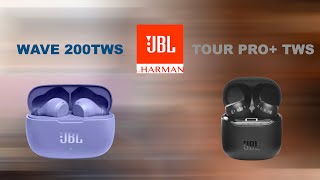 JBL Wave 200 TWS Vs JBL Tour Pro+ Plus TWS | Bluetooth Headphones Earbuds | Compare the Difference