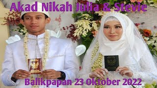 Akad Nikah Julia Dan Stevie