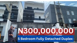 HOUSE FOR SALE IN LEKKI LAGOS NIGERIA | 5 Bedroom Fully Detached Duplex with BQ in Osapa