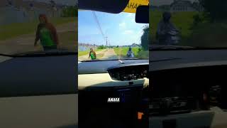 Belajar mobil matic di jalan sempit||Amara 15th