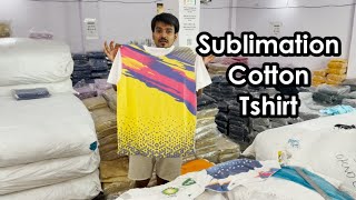 Sublimation cotton t shirt | Sublimation tshirt printing