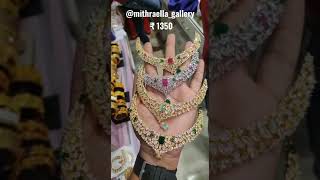 AD stone work necklace |mithraella_gallery |offer price |+91 6383189995