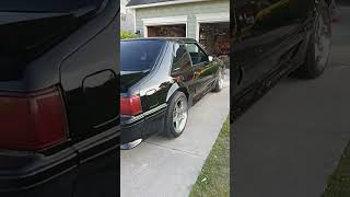 Incredible Black Cammed Foxbody Mustang Exhaust Idle Sound