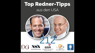 Der Weg zum erfolgreichen Redner-Business  ¦ Top Redner Tipps aus den USA (Videocast)