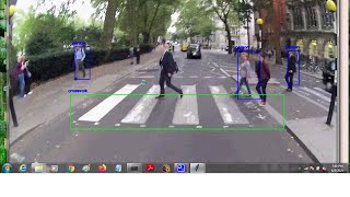 Cross Walk detection from Images and Videos for Pedestrian to cross Zebra crossing