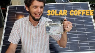 How Much Coffee Can One Used Solar Panel Make?