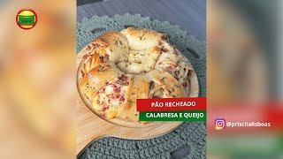 PÃO DE CALABRESA COM QUEIJO SUPER FÁCIL 🤤