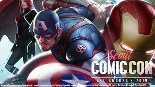 【2019 Seoul Comic Con】 poster thumbnail work and tutorial (2019서울코믹콘  포스터 ) By.InHyuk Lee 이인혁