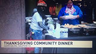 CBS 21 Coverage on the ALL YOU CAN "Give Thanks" community  dinner