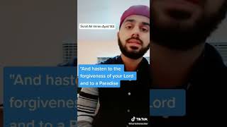 Surah Ali’Imran Ayah 133 beautifully recited by Haris Ibn Nadeem