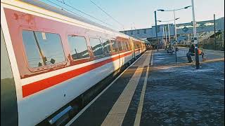 91106 & 82213 at Peterborough Railway Station platform 4.