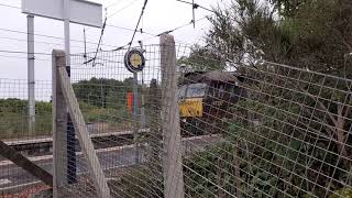 A Class 47 Passes through Shieldmuir ft CG Railways