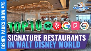 Top10 Signature Restaurants in Walt Disney World: Best Fine Dining bei Disney